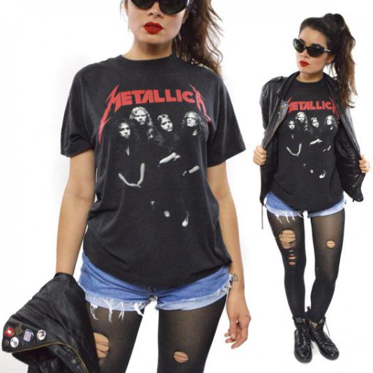 Vintage 80s Metallica ...And Justice For All T Shirt Sz L