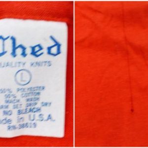 Vintage 80s Ship Ahoy Buy or Die 50/50 T Shirt Sz L