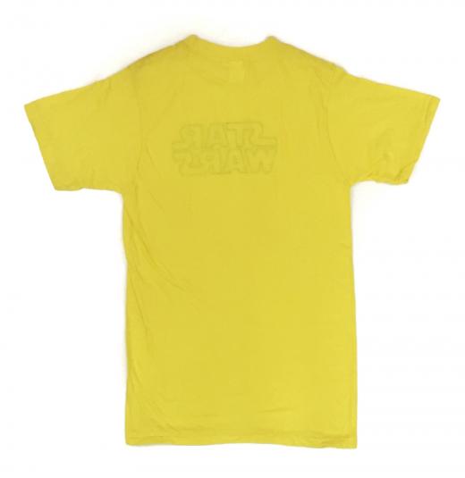 Vintage 80s Star Wars Ched Yellow T Shirt Sz L