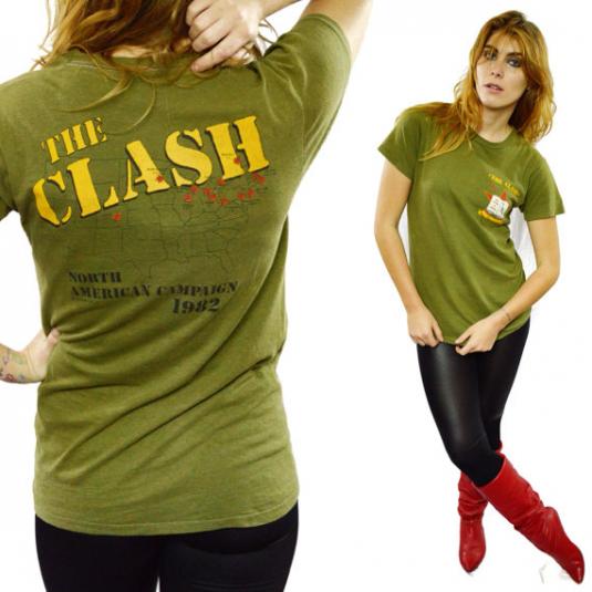 Vintage 80s THE CLASH Know Your Rights T Shirt