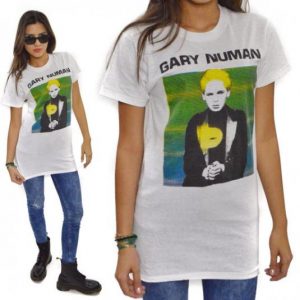 Vintage 80s Gary Numan Postpunk New Wave T Shirt Sz M