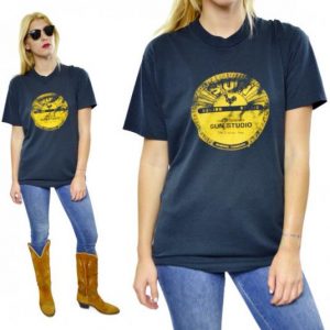 Vintage 90s SUN STUDIO Records Memphis Tennessee T Shirt