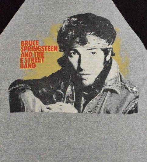 Vintage 80s Bruce Springsteen World Tour Jersey T Shirt