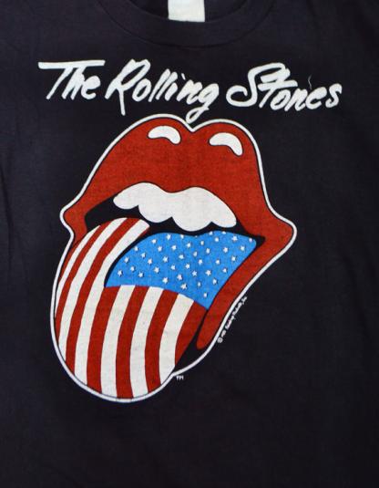 Vintage 80s The Rolling Stones North American Tour T Shirt