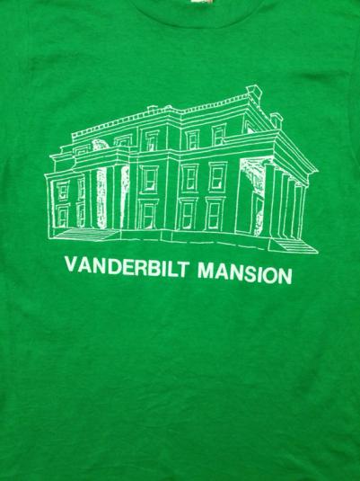 Vintage 80s VANDERBILT MANSION Tee Screen Stars T Shirt