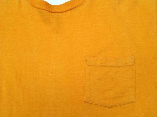 Vintage 1980s You Are in My Heart Yellow Pocket T Shirt L
