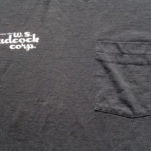 Vintage 1990s Badcock Furniture Black Pocket T-Shirt XL