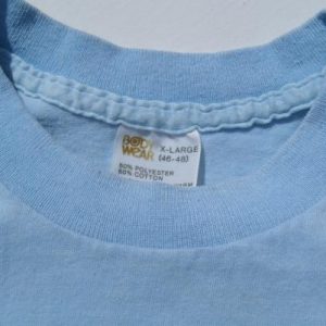 Vintage 1970s Light Blue T-Shirt M/XL Sears Body Wear