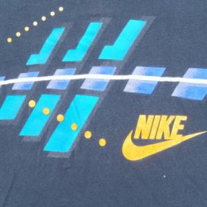 Vintage 1980s Nike Dark Navy Cotton Graphic T-Shirt L