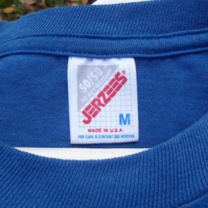 Vintage 1990s Frangus Elementary School Jazz Blue T Shirt M