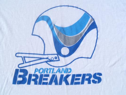 Vintage 1980s Portland Breakers USFL Football T-Shirt L/XL