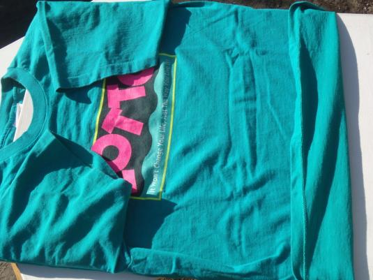 Vintage 1990s Florida Lottery Teal Green T-Shirt L