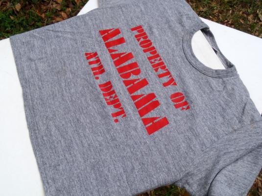 Vintage 1980s University of Alabama Half T-Shirt M Artex