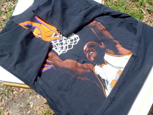 Vintage 1990s Black Sir Charles Barkley Nike Cotton T Shirt XL