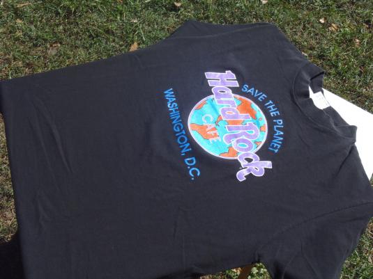 Vintage 1980s Hard Rock Cafe Save the Planet Cotton T-Shirt | Defunkd