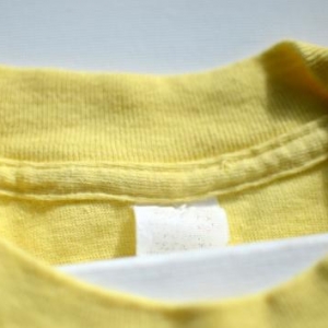 Vintage 1980 4th Apker Affair d'Elegance Yellow T-Shirt M