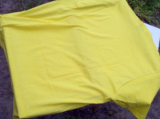 Vintage 1980s Yellow Left Handed Funny T-Shirt XL