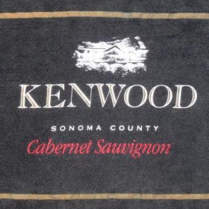 Vintage 1990s Black Kenwood Cabernet Winery T Shirt XL