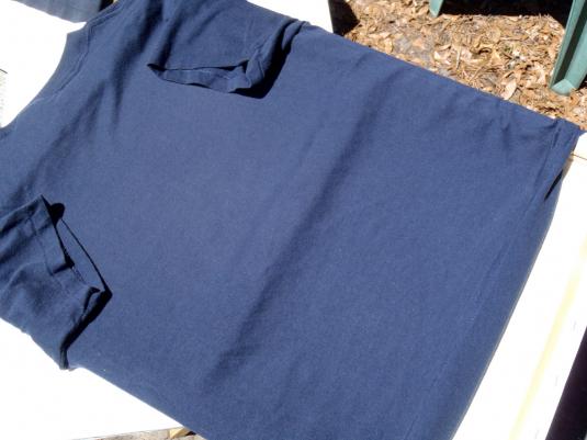 Vintage 1980s Navy Blue Notre Dame Fighting Irish T Shirt M/L