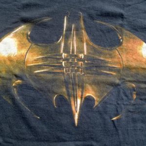 Vintage 1995 Batman Forever Black Movie T-Shirt L