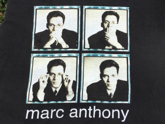 Vintage 1997 Marc Anthony Black T-Shirt XL by Wild Oats