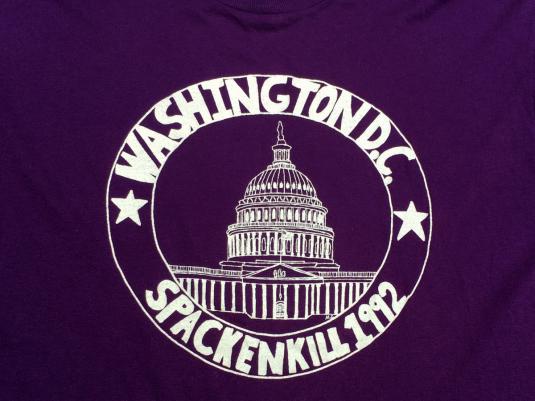 Vintage 1990s Purple Washington DC Souvenir T-Shirt XL
