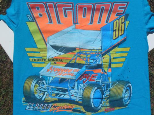 Vintage 1996 Eldora Speedway The Big One Cotton T-Shirt M