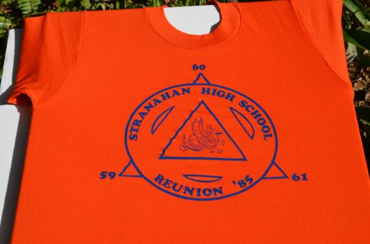 Vintage 1985 Stranahan High School Reunion T-Shirt S