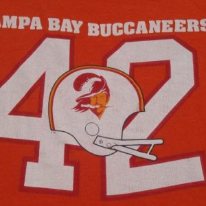 Vintage 1970s/80s Tampa Bay Buccaneers Jersey T-Shirt M
