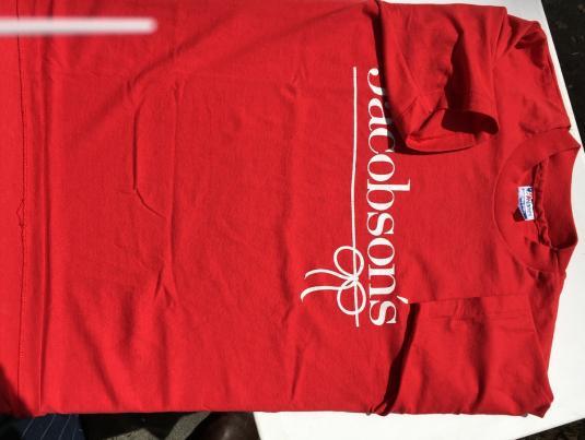 Vintage 1980s Jacobson’s Department Store Red T-Shirt S