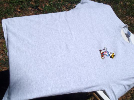 Vintage 1990s Mickey Mouse Golf Embroidered T-Shirt L