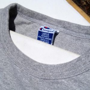Vintage 1990s Gray Emory University Cotton T-Shirt XL