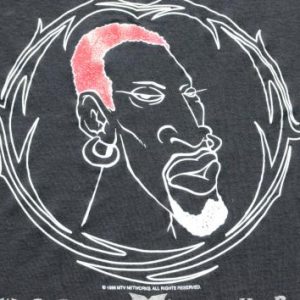 Vintage 1996 Dennis Rodman Color Change Black T-Shirt L/XL