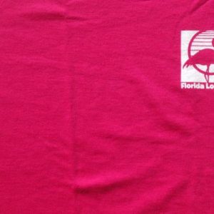 Vintage 1990s Florida Lottery Monopoly Pink Cotton T-Shirt M
