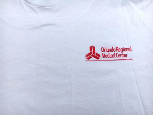 Vintage 1980s Orlando Regional Medical Center White T-Shirt