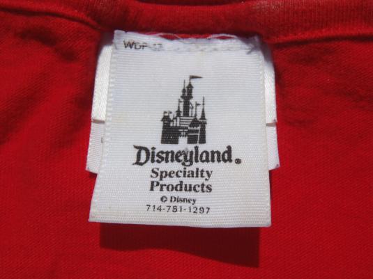 Vintage 1998 Disney Cruise Lines Cast Member Red T-Shirt L