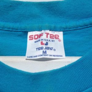 Vintage 1990s Cheers Boston Aqua Blue Souvenir T Shirt M