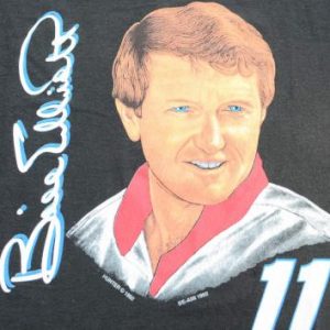 Vintage 1992 Bill Elliot NASCAR Racing Black T Shirt XL