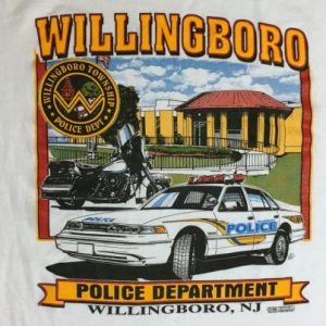 Vintage 1990s Willingboro NJ Police Department T-Shirt XL