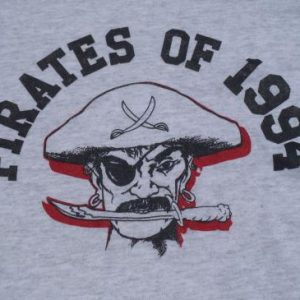 Vintage 1994 Pirates of 1994 School Heather Gray T-Shirt XL