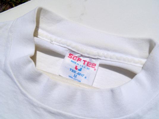 Vintage 1980s White Ford Fairlaine Movie Cotton T-Shirt M