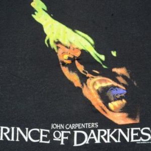 Vintage 1987 John Carpenter Prince of Darkness T Shirt M