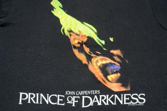 Vintage 1987 John Carpenter Prince of Darkness T Shirt M
