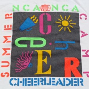 Vintage 1990s White NCA Cheerleading Camp T-Shirt S/M
