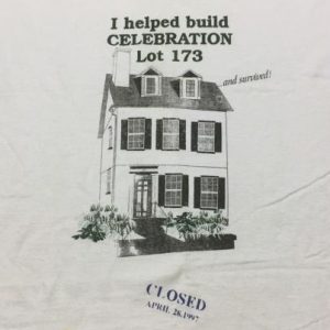 Vintage 1990s Celebration Florida Disney Cotton T-Shirt XL