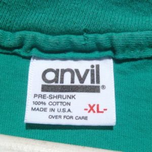 Vintage 1990s Sound Barrier Green T-Shirt XL Anvil