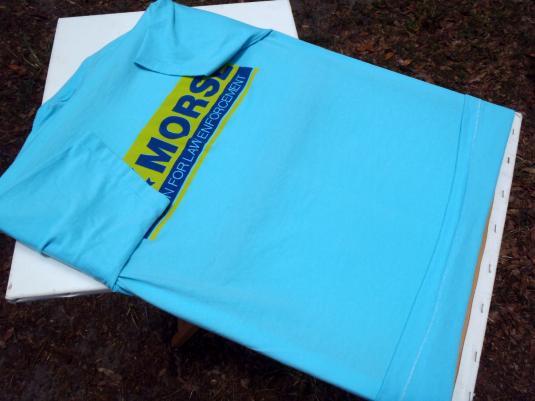 Vintage 1990s Blue Florida Highway Patrol 5K Run T-Shirt M