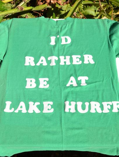 Vintage 1970s I’d Rather Be At Lake Hurff T-Shirt M
