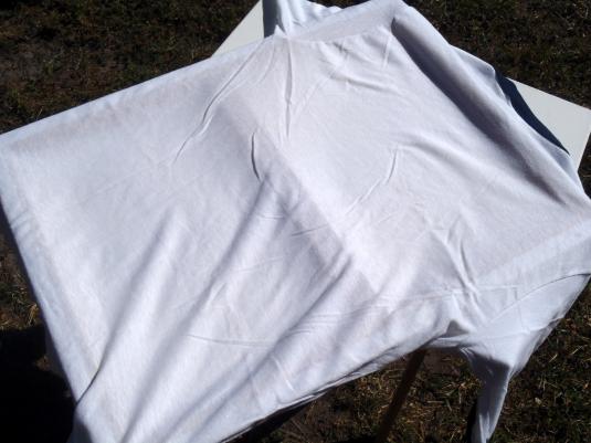 Vintage 1990s Budweiser Clydesdale White Ringer T Shirt L