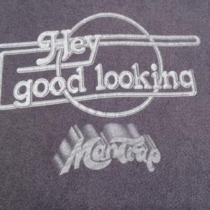 Vintage 1980s Navy Mantrap Hair Salon T-Shirt M